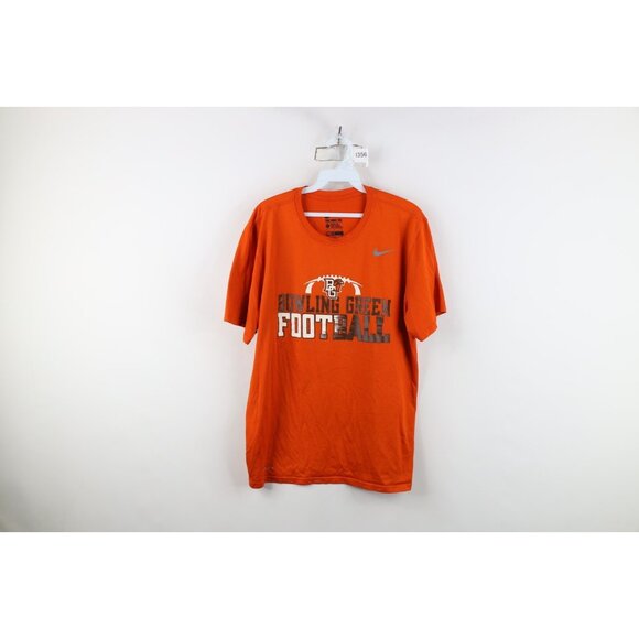 Nike Mens Large Team Issued Bowling Green State University Football T-Shirt - Picture 1 of 16